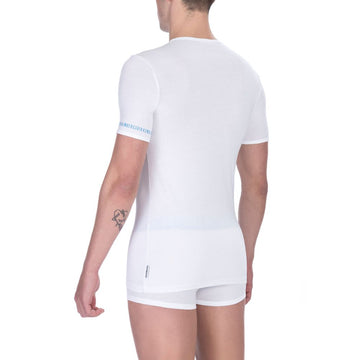 Bikkembergs White Cotton Men's T-Shirt Pack