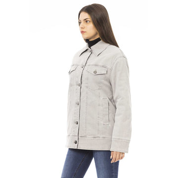 Jacob Cohen Elegant Gray Cotton Blend Jacket