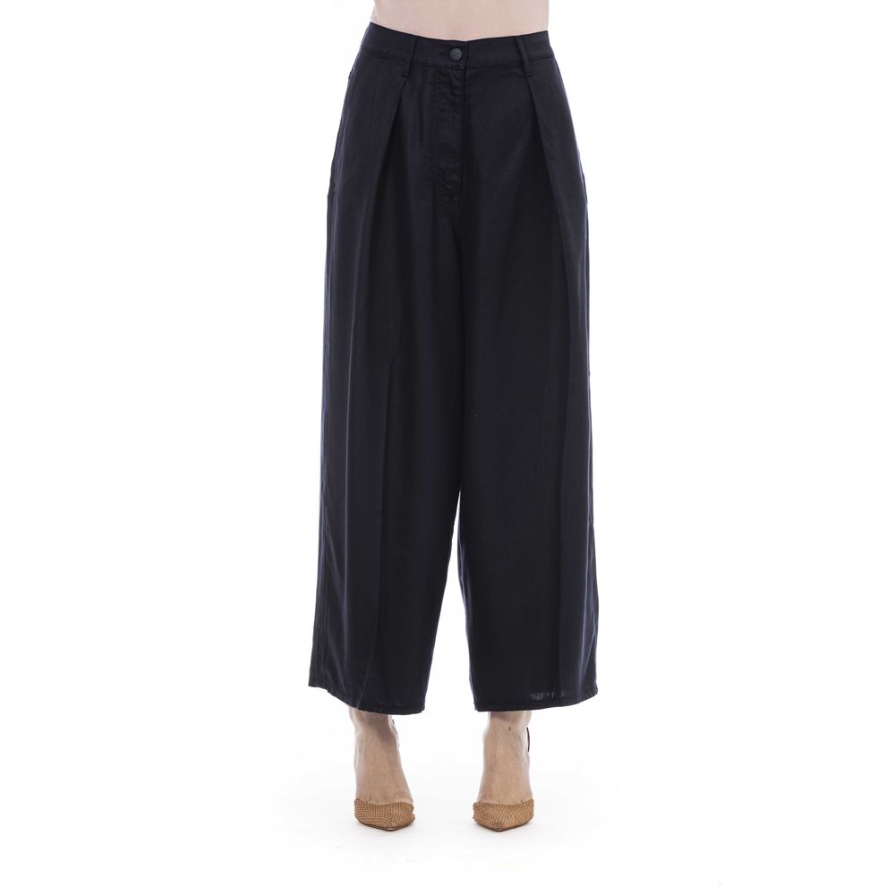 Jacob Cohen Elegant Black Cotton Trousers with Pockets