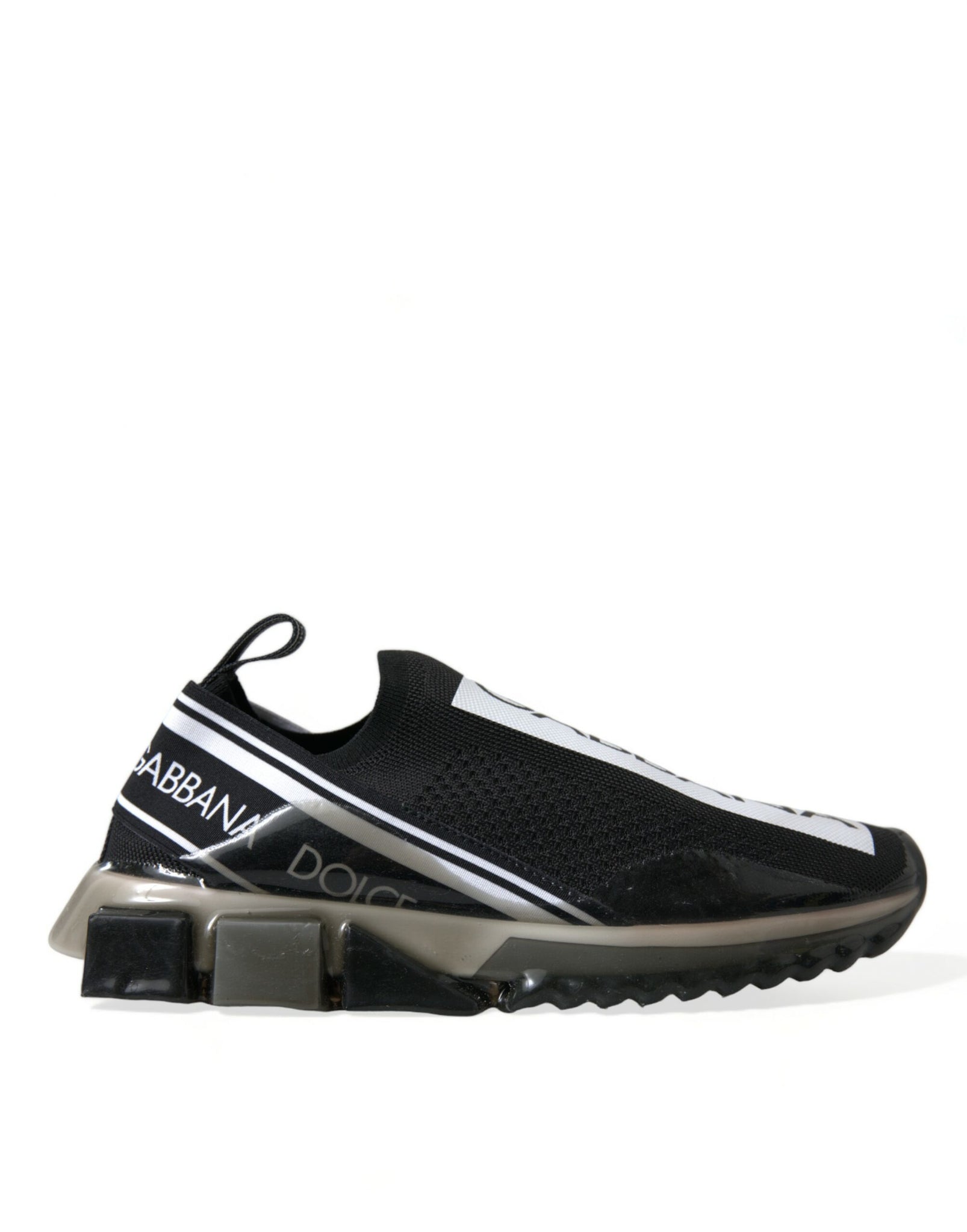 Dolce & Gabbana Elegant Black & White Sorrento Sneakers