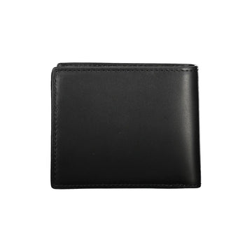 Tommy Hilfiger Elegant Black Leather Bifold Men's Wallet