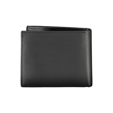 Calvin Klein Black Leather RFID Wallet with Coin Purse