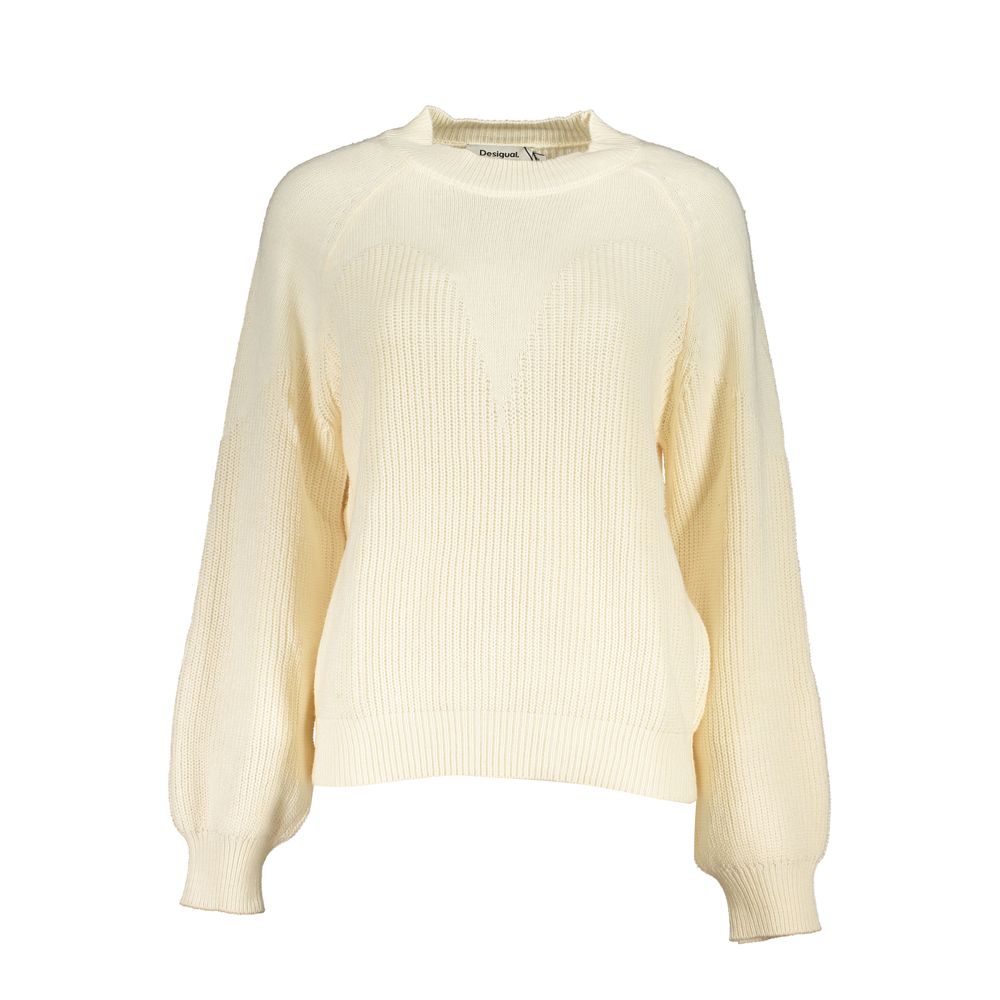 Desigual Chic Turtleneck Sweater with Contrast Details