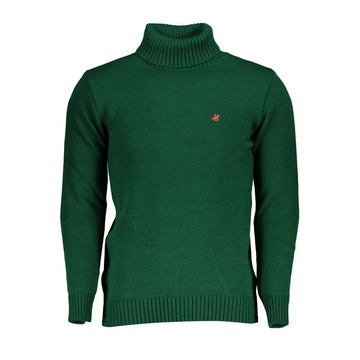 U.S. Grand Polo Elegant Turtleneck Embroidered Sweater