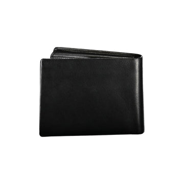 Guess Jeans Sleek Black Leather Bifold Wallet