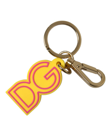 Dolce & Gabbana Chic Yellow Gold Keychain Charm