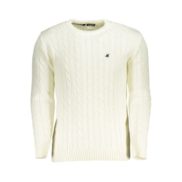 U.S. Grand Polo White Fabric Sweater