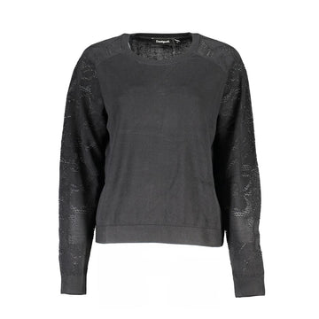 Desigual Black Cotton Sweater