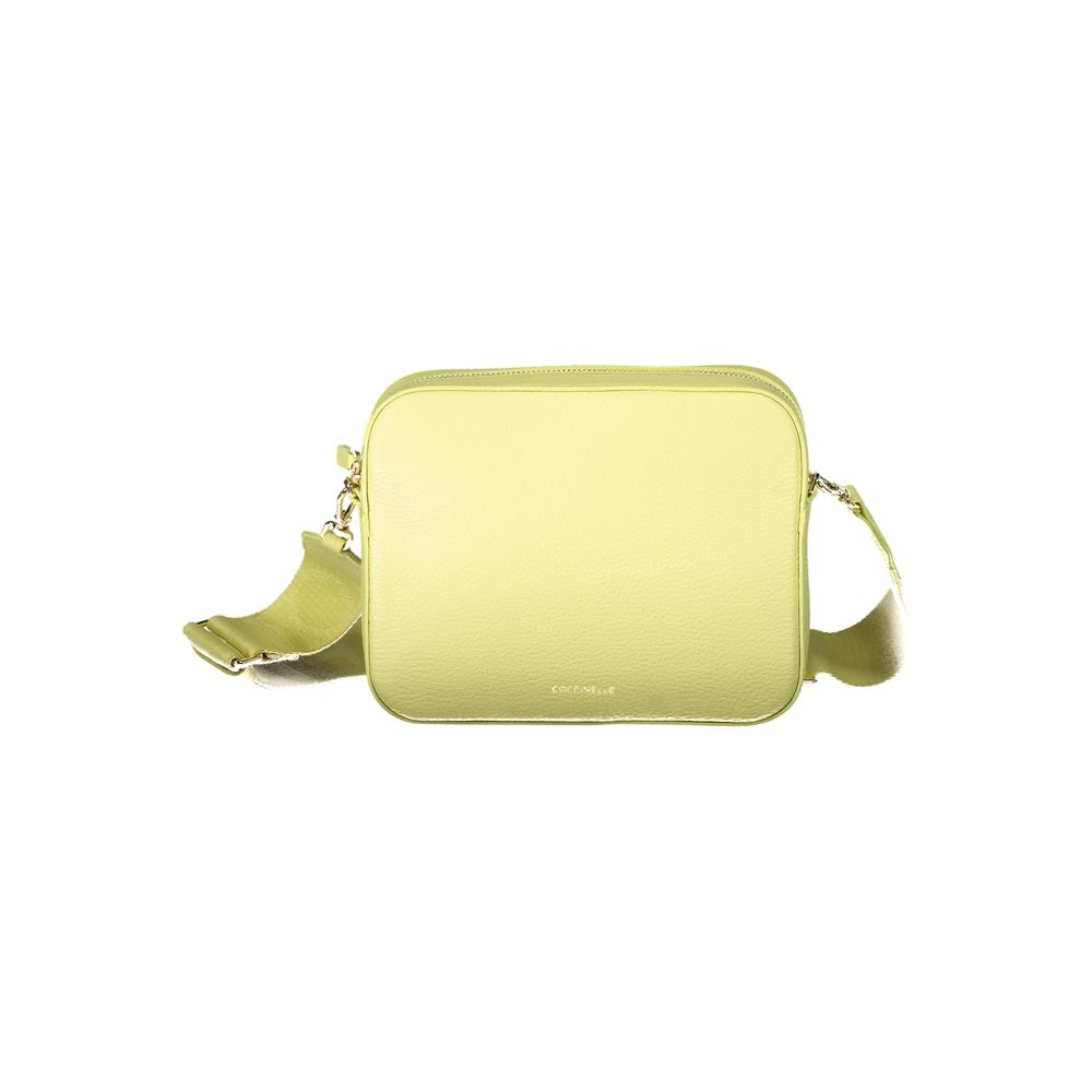 Coccinelle Yellow Leather Handbag