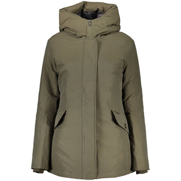 Woolrich Green Cotton Jackets & Coat