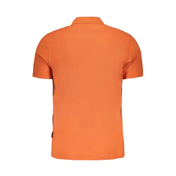 Napapijri Orange Cotton Polo Shirt