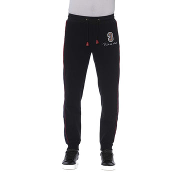 Trussardi Black Cotton Men Pants