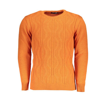 U.S. Grand Polo Orange Fabric Sweater