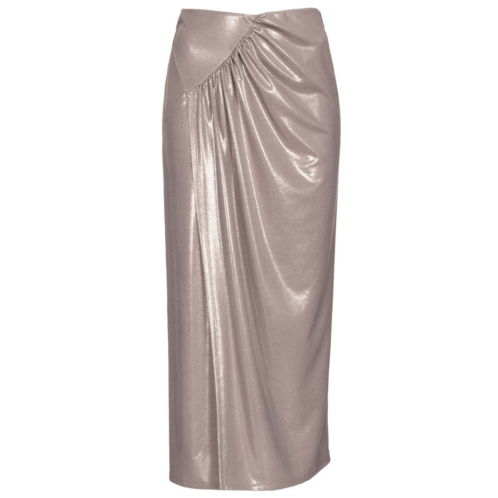 PINKO Beige Polyester Skirt