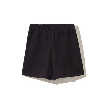 Comme Des Fuckdown Chic Black Cotton Shorts with Side Pockets