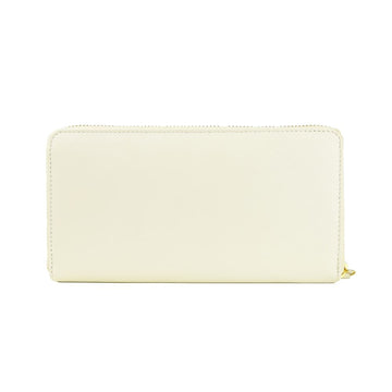 Cavalli Class Elegant White Calfskin Leather Wallet