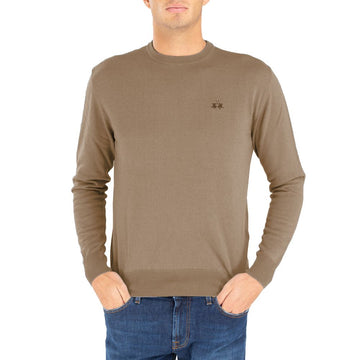 La Martina Brown Wool Sweater