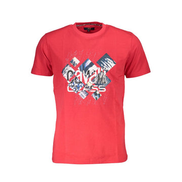 Cavalli Class Red Cotton T-Shirt