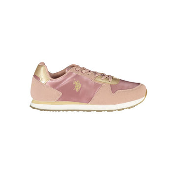 U.S. POLO ASSN. Pink Polyester Sneaker