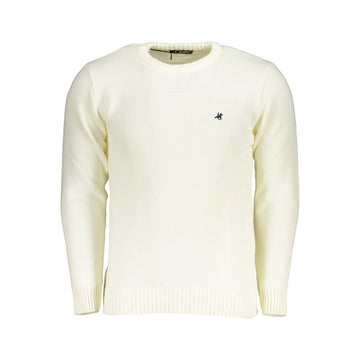 U.S. Grand Polo White Fabric Sweater