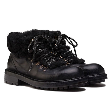 Dolce & Gabbana Black Leather Di Calfskin Boot