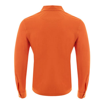 Gran Sasso Elegant Orange Cotton Polo for Men