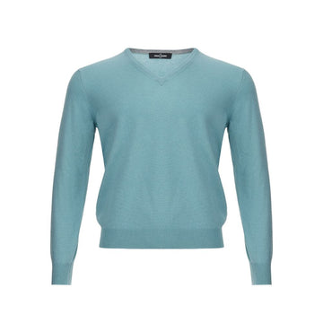 Gran Sasso Turquoise Cashmere Sweater Elegance