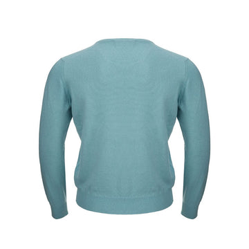 Gran Sasso Turquoise Cashmere Sweater Elegance