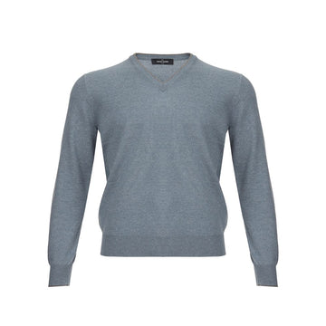 Gran Sasso Elegant Cashmere Sweater in Chic Gray