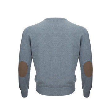 Gran Sasso Elegant Cashmere Sweater in Chic Gray