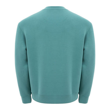 Armani Exchange Sleek Green Modal Crewneck Sweater