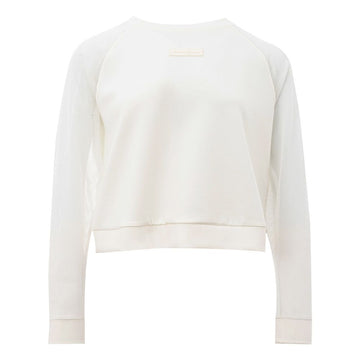 Armani Exchange Elegant White Polyamide Sweater