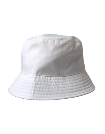 Dolce & Gabbana White Cotton Cap Bucket Capello Hat Men