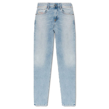 Diesel Light Blue Cotton Jeans & Pant