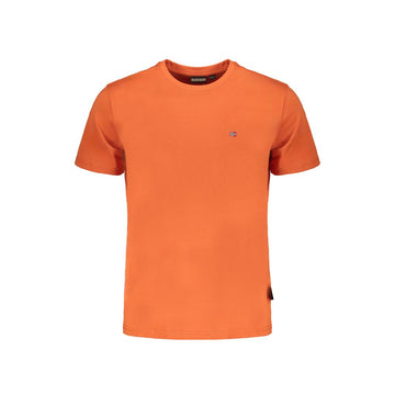 Napapijri Orange Cotton T-Shirt