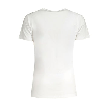 Pepe Jeans White Cotton Tops & T-Shirt