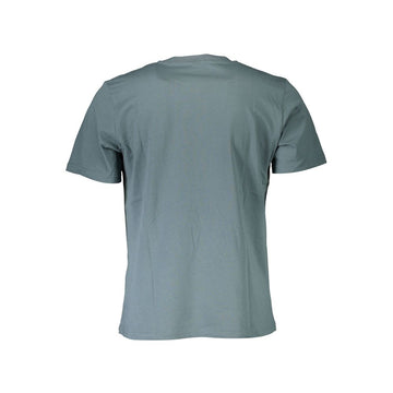 North Sails Chic Green Round Neck Tee with Logo Detail