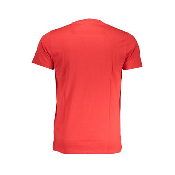 Cavalli Class Red Cotton T-Shirt