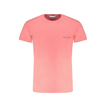 Trussardi Pink Cotton T-Shirt