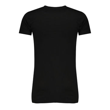 Gaudi Black Cotton T-Shirt