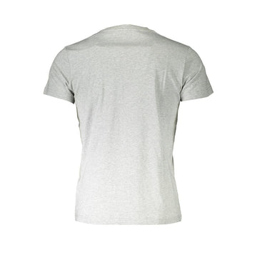 Chic Gray Diesel Short Sleeve Round Neck Tee