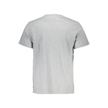 Levi's Sleek Gray Crew Neck Logo Tee