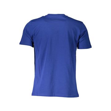 North Sails Chic Blue Round Neck Printed Tee