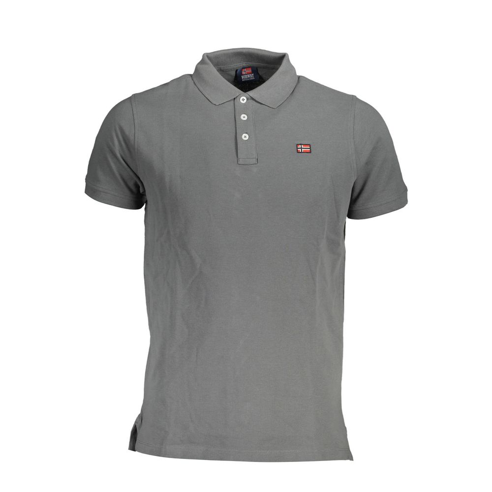 Norway 1963 Gray Cotton Polo Shirt