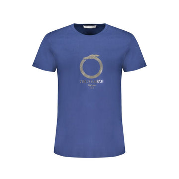 Trussardi Blue Cotton T-Shirt