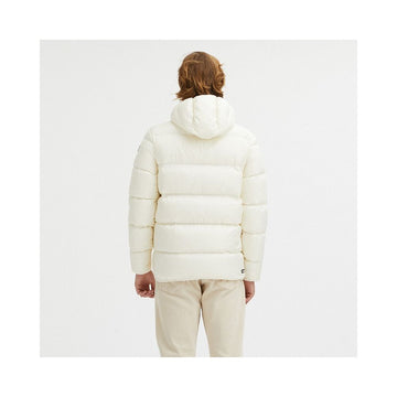 Centogrammi Elegant White Hooded Down Jacket