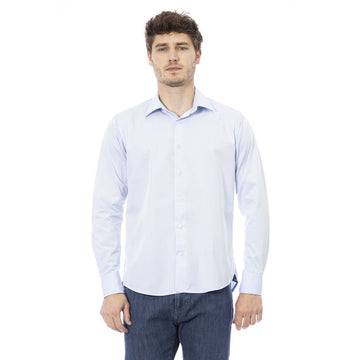 Baldinini Trend Sleek Light Blue Italian Shirt for Men