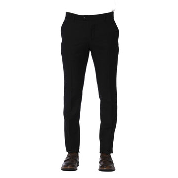 Trussardi Black Wool Men Pants