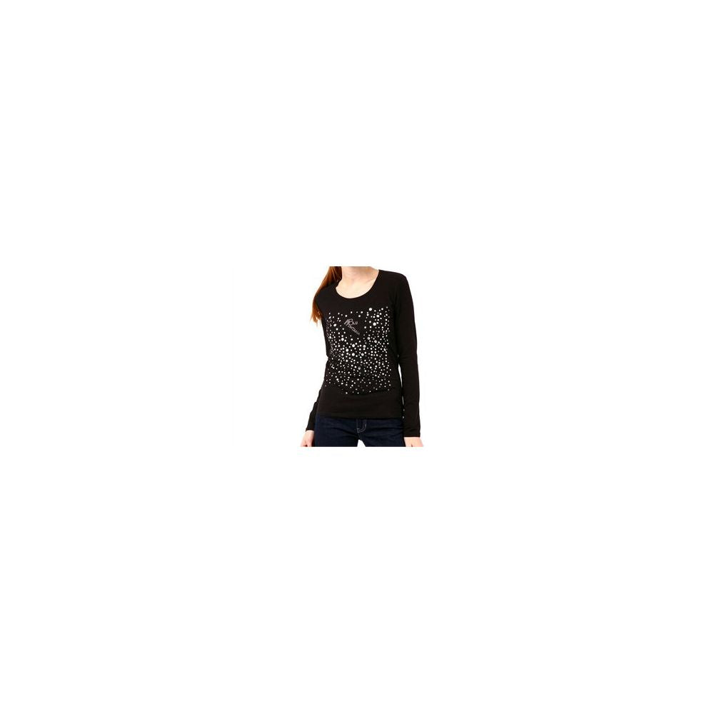 Montana Blu Black Cotton Women Top