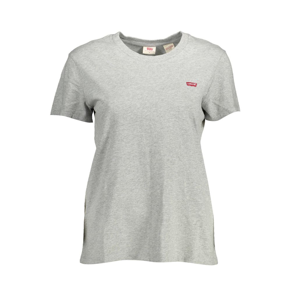 Levi's "Gray Cotton Women T-Shirt"